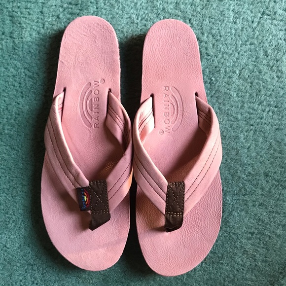 NWOB Pink Rainbow Sandals - Picture 1 of 3